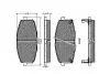 32460 GKN SPIDAN/LOEBRO Тормозные колодки