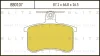 Превью - BB0107 BLITZ Колодки тормозные дисковые AUDI 80/100/A4/A6/A8 82-> (фото 2)