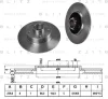 BS0320 BLITZ Диск тормозной