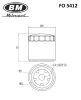 Превью - FO 5412 BM Фильтр масляный fo 5412 (фото 2)