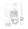 Превью - 10.23025 DT Spare Parts Система тяг и рычагов, тормозная система (фото 4)