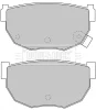 Превью - BBP1549 BORG & BECK Комплект тормозных колодок, дисковый тормоз (фото 2)