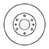 BBD5123 BORG & BECK Тормозной диск
