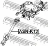 Превью - ASN-K12 FEBEST Вал сошки рулевого управления (фото 2)