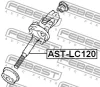 Превью - AST-LC120 FEBEST Вал сошки рулевого управления (фото 2)