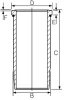 15-457600-00 GOETZE Гильза цилиндра