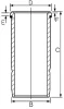 15-458840-00 GOETZE Гильза цилиндра