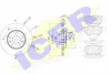 31915-4022 ICER Комплект тормозов, дисковый тормозной механизм