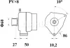 Превью - MG 108 KNECHT/MAHLE Генератор (фото 3)
