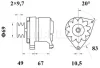 Превью - MG 153 KNECHT/MAHLE Генератор (фото 2)