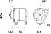 Превью - MG 196 KNECHT/MAHLE Генератор (фото 3)
