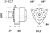 Превью - MG 206 KNECHT/MAHLE Генератор (фото 3)