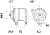 Превью - MG 259 KNECHT/MAHLE Генератор (фото 2)