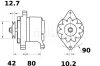 MG 455 KNECHT/MAHLE Генератор