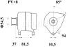 MG 810 KNECHT/MAHLE Генератор