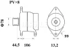 MG 816 KNECHT/MAHLE Генератор