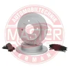 Превью - 201101250 MASTER-SPORT GERMANY Комплект тормозов, дисковый тормозной механизм (фото 4)