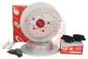 201101680 MASTER-SPORT GERMANY Комплект тормозов, дисковый тормозной механизм