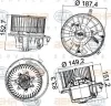 8EW 351 043-221 BEHR/HELLA/PAGID Вентилятор салона