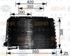 8FC 351 035-601 BEHR/HELLA/PAGID Радиатор кондиционера