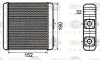 8FH 351 308-441 BEHR/HELLA/PAGID Радиатор отопителя салона