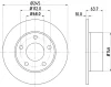 MDK0039 MINTEX Комплект тормозов, дисковый тормозной механизм