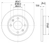 MDK0093 MINTEX Комплект тормозов, дисковый тормозной механизм