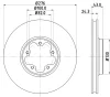 Превью - MDK0125 MINTEX Комплект тормозов, дисковый тормозной механизм (фото 2)