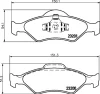 MDK0147 MINTEX Комплект тормозов, дисковый тормозной механизм