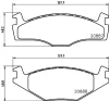 MDK0178 MINTEX Комплект тормозов, дисковый тормозной механизм