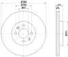 Превью - MDK0240 MINTEX Комплект тормозов, дисковый тормозной механизм (фото 2)