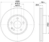 Превью - MDK0245 MINTEX Комплект тормозов, дисковый тормозной механизм (фото 2)