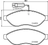 Превью - MVK0043 MINTEX Комплект тормозов, дисковый тормозной механизм (фото 2)