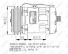 Превью - 32795G NRF Компрессор, кондиционер (фото 2)