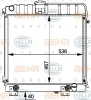 8MK 376 709-481 BEHR/HELLA/PAGID Радиатор охлаждения двигателя