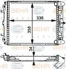 8MK 376 713-791 BEHR/HELLA/PAGID Радиатор охлаждения двигателя