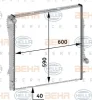 8MK 376 719-044 BEHR/HELLA/PAGID Радиатор охлаждения двигателя