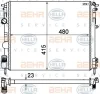 8MK 376 719-691 BEHR/HELLA/PAGID Радиатор охлаждения двигателя