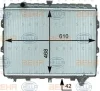 8MK 376 762-731 BEHR/HELLA/PAGID Радиатор охлаждения двигателя