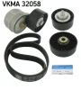 VKMA 32058 SKF Поликлиновой ременный комплект