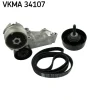 VKMA 34107 SKF Поликлиновой ременный комплект