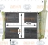 8MK 376 790-054 BEHR/HELLA/PAGID Радиатор охлаждения двигателя