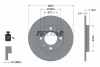 Превью - 89009700 TEXTAR Комплект тормозов, дисковый тормозной механизм (фото 2)