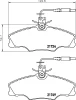 Превью - 89011800 TEXTAR Комплект тормозов, дисковый тормозной механизм (фото 2)