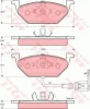 GTD1119 TRW Комплект тормозов, дисковый тормозной механизм