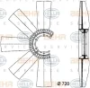 8MV 376 733-091 BEHR/HELLA/PAGID Крыльчатка вентилятора