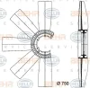 8MV 376 733-161 BEHR/HELLA/PAGID Крыльчатка вентилятора