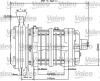 815846 VALEO Компрессор, кондиционер