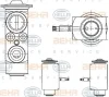 8UW 351 234-411 BEHR/HELLA/PAGID Расширительный клапан кондиционера