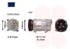 1800K267 VAN WEZEL Компрессор, кондиционер